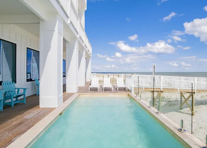 "the Pearl" Gulf Front Wprvt Heated Pool, 12 Bdrm 125bath "alvacationrentals"